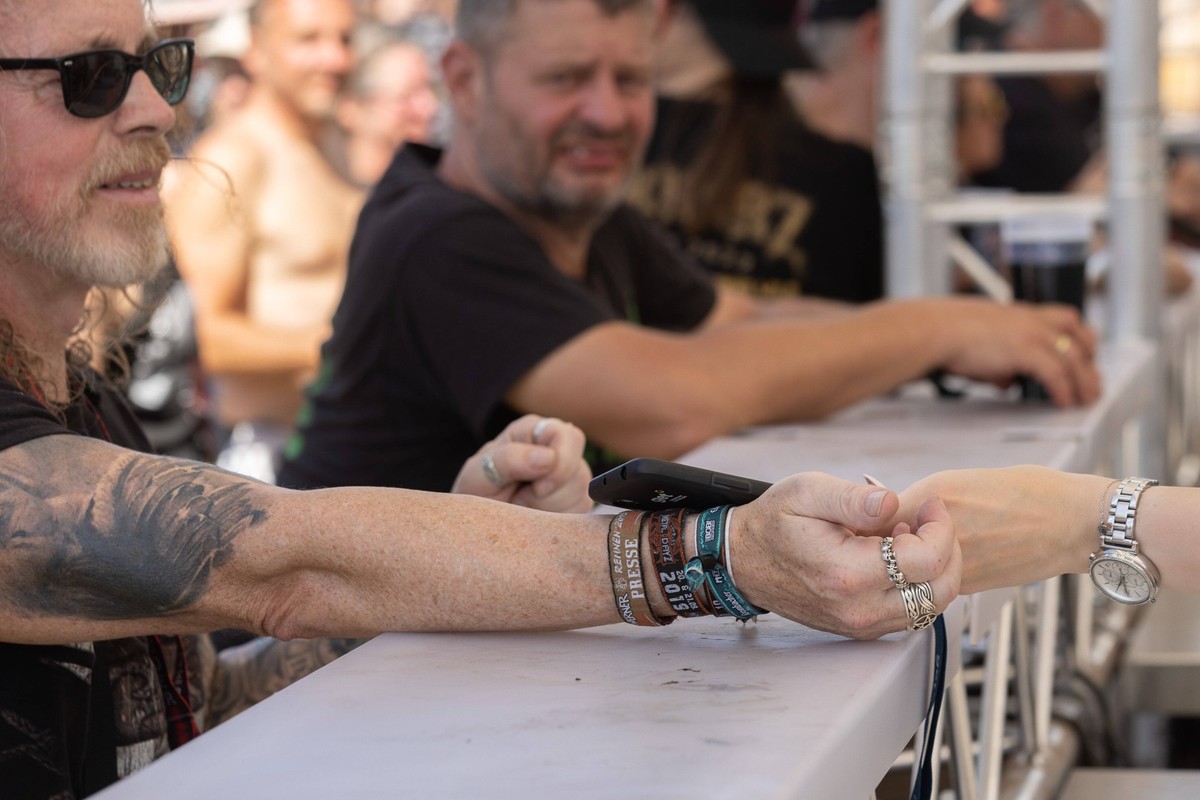 Auf dem Festival wurde in diesem Jahr zum ersten Mal elektronisch bezahlt.