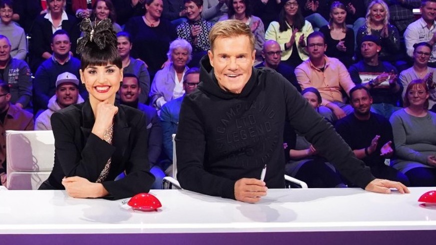 Die Jury mit (v.l.) Bruce Darnell, Anna Ermakova, Ekaterina Leonova und Dieter Bohlen.

+++ Die Verwendung des sendungsbezogenen Materials ist nur mit dem Hinweis und Verlinkung auf RTL+ gestattet. ++ ...