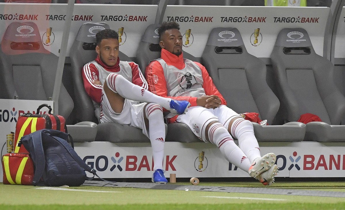Boateng schmorte auf der Bank neben Corentin Tolisso, der in der 65. Minute eingewechselt wurde.