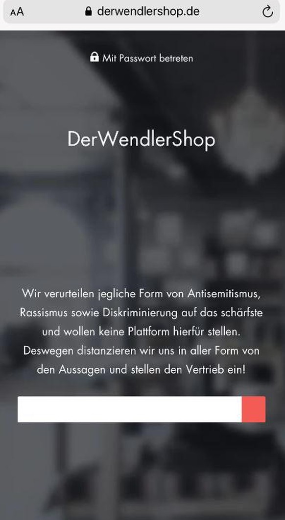 So sieht es aus, wenn man den Shop aufruft.