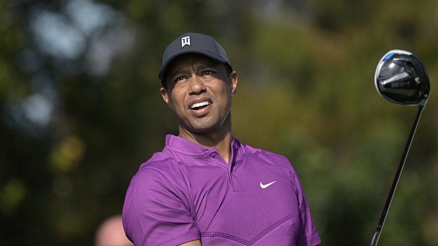 ARCHIV - 19.12.2020, USA, Orlando: Der Golfer Tiger Woods aus den USA w