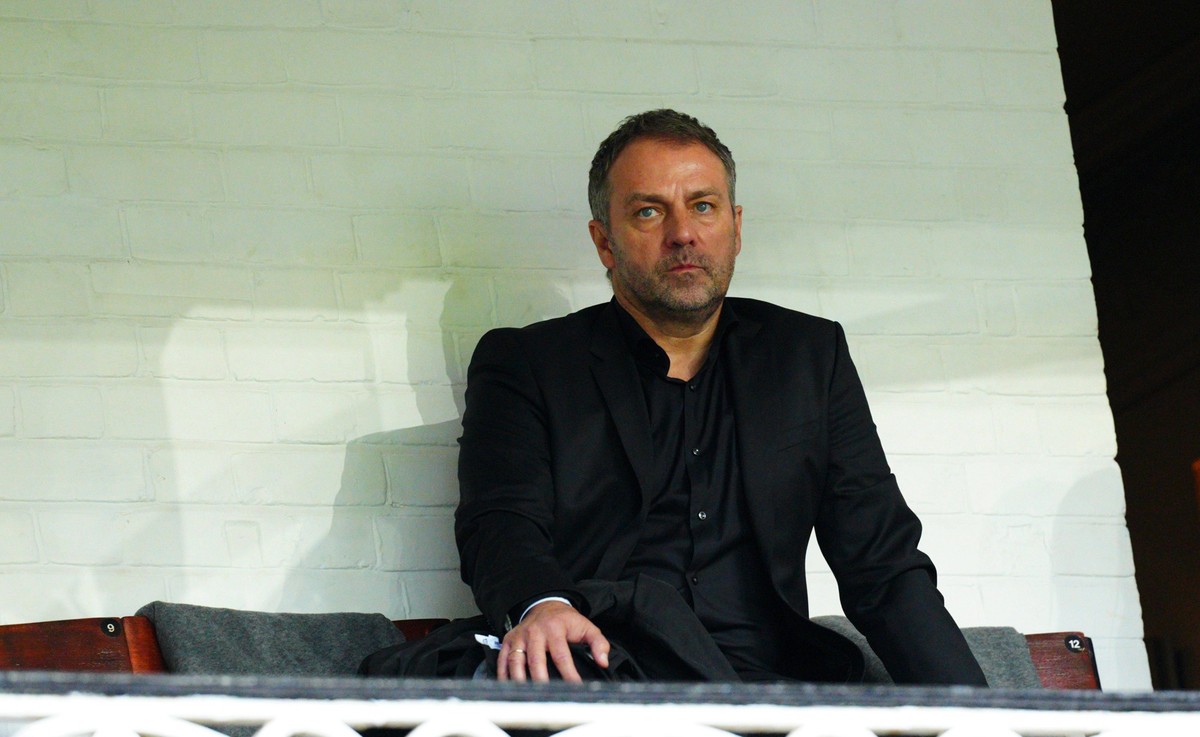 Former Germany manager Hansi Flick Fulham v Tottenham Hotspur, Premier League, Football, Craven Cottage, London, UK - 16 Mar 2024 EDITORIAL USE ONLY No use with unauthorised audio, video, data, fixtur ...