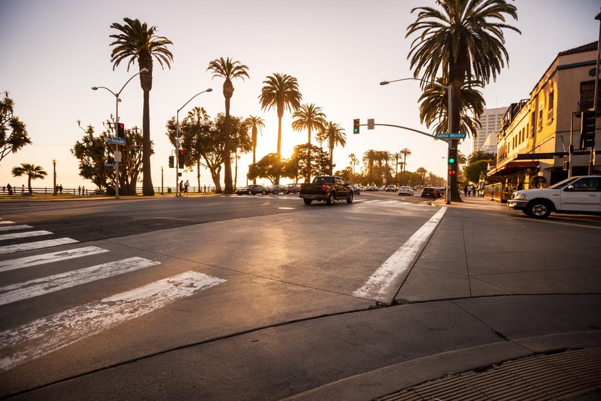 Santa Monica at Sunset