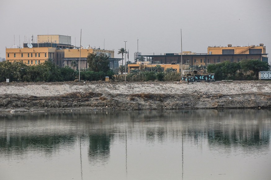 Die US-Botschaft am Fluss Tigris (Archivbild).