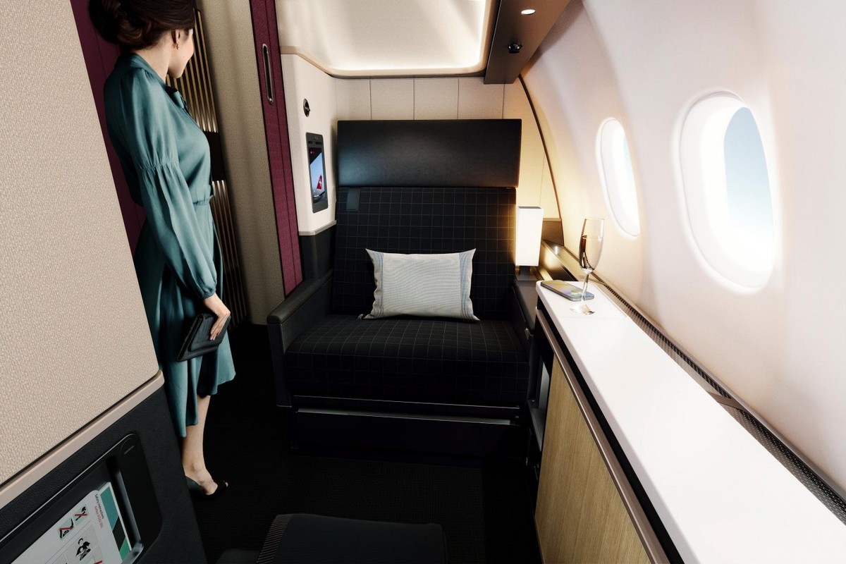 Bei Swiss kann man bald in einer Suite fliegen.