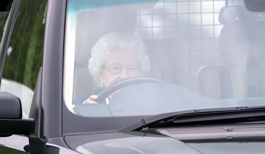 Royal Windsor Horse Show 2021. Queen Elizabeth II at the Royal Windsor Horse Show, Windsor. Picture date: Friday July 2, 2021. Photo credit should read: Steve Parsons/PA Wire URN:60697954