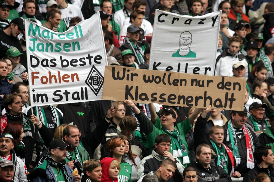 Das waren noch Zeiten: Jansen war "das beste Fohlen im Stall", US-Keeper Kasey "Crazy" Keller hütete das Gladbacher Tor und die Fans wollten "nur den Klassenerhalt".