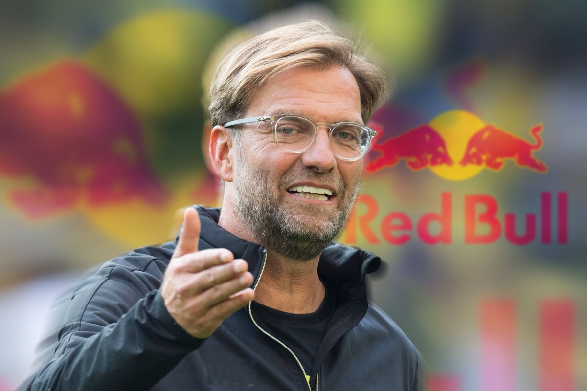 FOTOMONTAGE: Juergen KLOPP wird Head of Soccer beim Getraenke Hersteller Red Bull ARCHIVFOTO. Einzelbild,angeschnittenes Einzelmotiv,Portraet,Portrait,Portr
