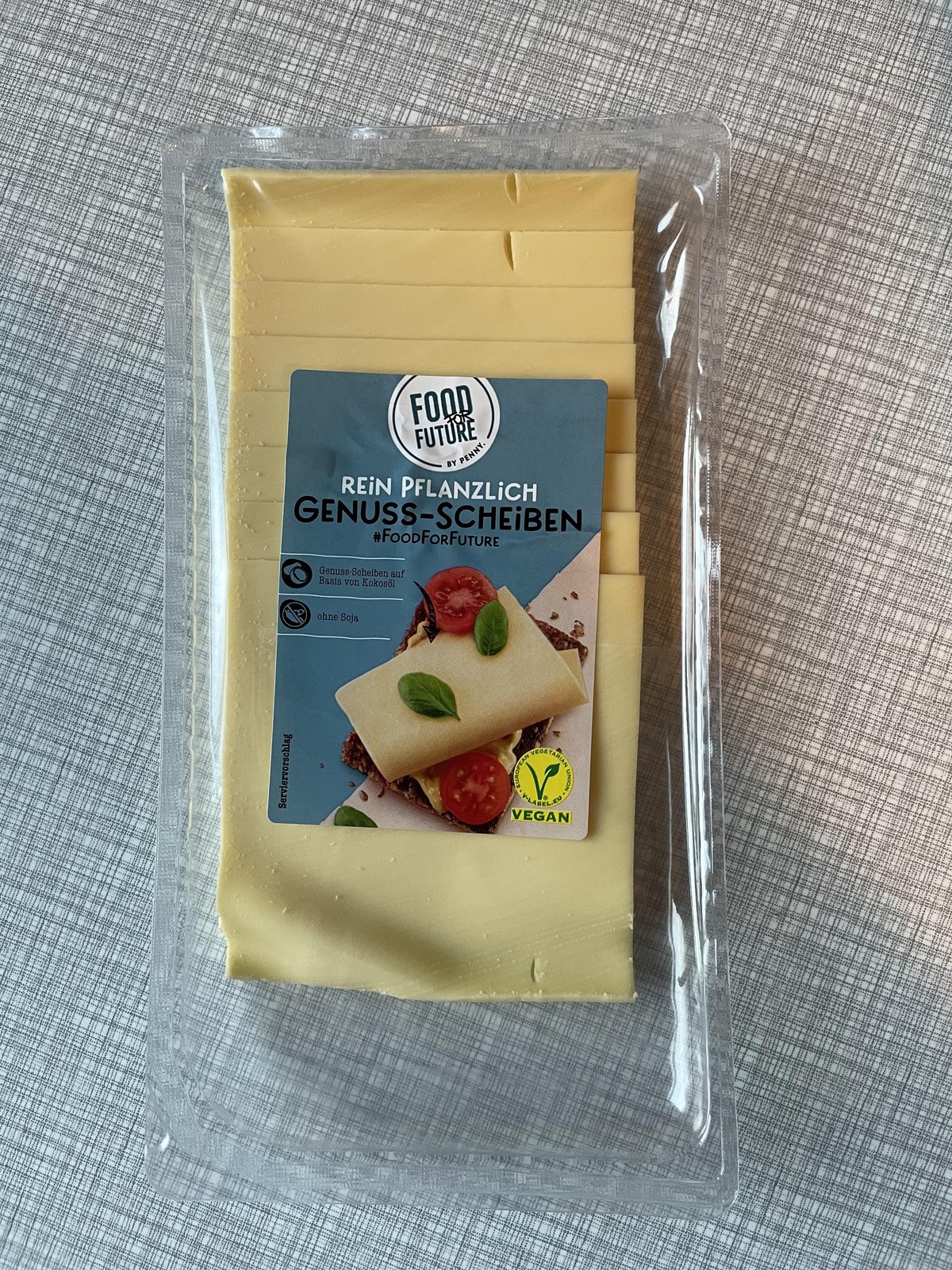 Der "Käse" ist lecker würzig.