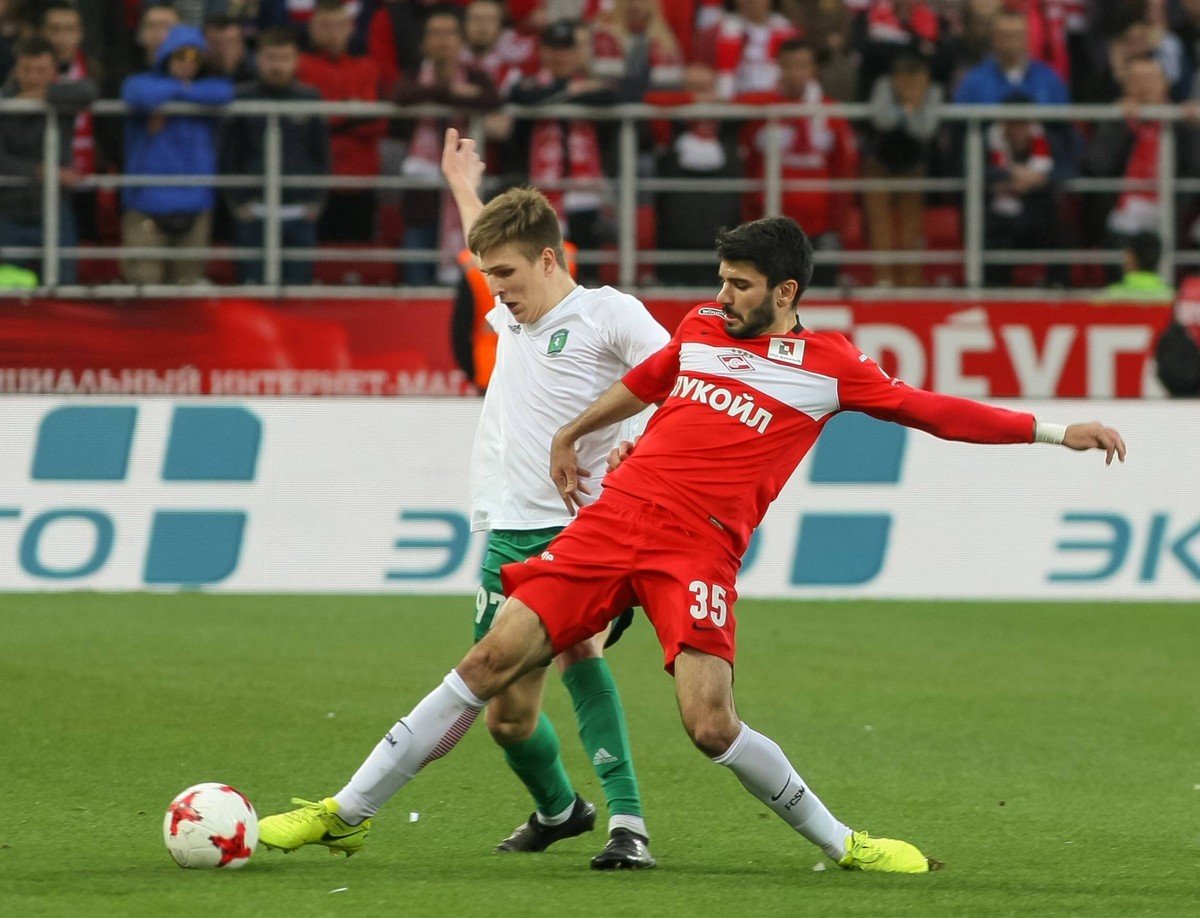 Russia. Moscow. 06 may 2017. Football stadium SPARTAK OTKRYTIE ARENA (Opening of the Arena). Championship of Russia 2016-2017. FC SPARTAK MOSCOW vs FC TOM Tomsk. 35. TASCI Serdar ( SPARTAK Moscow). PU ...