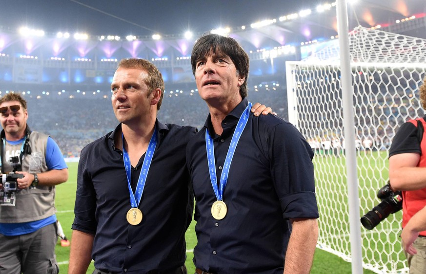 FUSSBALL WM 2014 FINALE Deutschland - Argentinien 13.07.2014 DEUTSCHLAND FEIERT DEN WM TITEL: Bundestrainer Joachim L