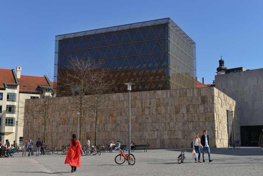 Hauptsynagoge Ohel Jakob, Juedisches Zentrum, Sankt-Jakobs-Platz, Muenchen, Bayern, Deutschland *** Main Synagogue Ohel Jakob Judeisches Zentrum Sankt Jakobs Platz Muenchen Bavaria Germany