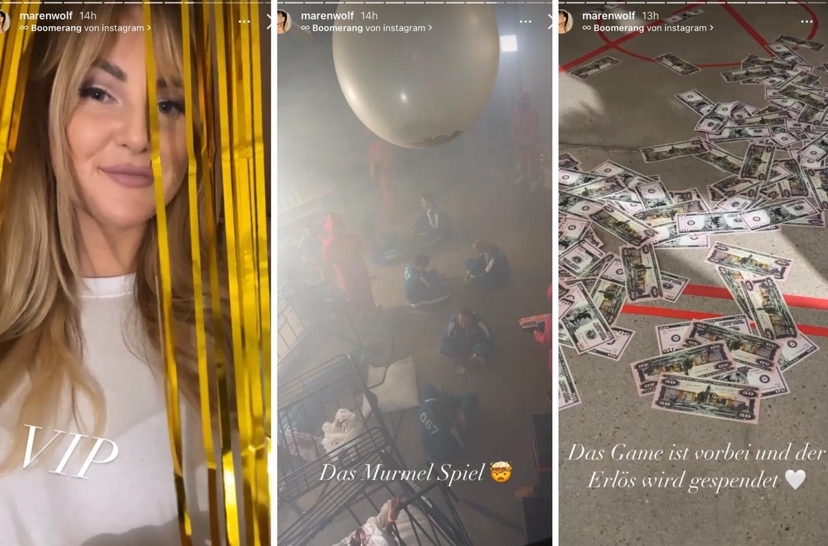 Diese Aufnahmen des Events veröffentlichte Maren unter anderem in ihrer Instagram-Story.