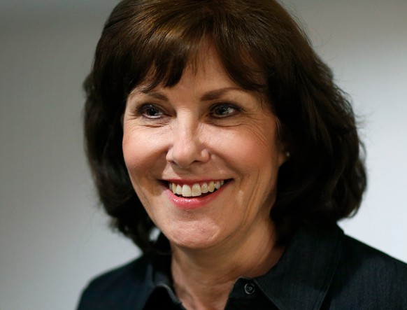 FILE - In this June 14, 2016, file photo, congressional candidate Jacky Rosen attends an election night party in Las Vegas. Democrat Rosen raised more than twice as much campaign cash as Nevada Republ ...