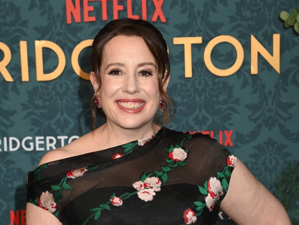 Author and co-executive producer Julia Quinn attends the Netflix premiere of the third season of Bridgerton on Monday, May 13, 2024 at Alice Tully Hall in New York City. PUBLICATIONxINxGERxSUIxAUTxHUN ...