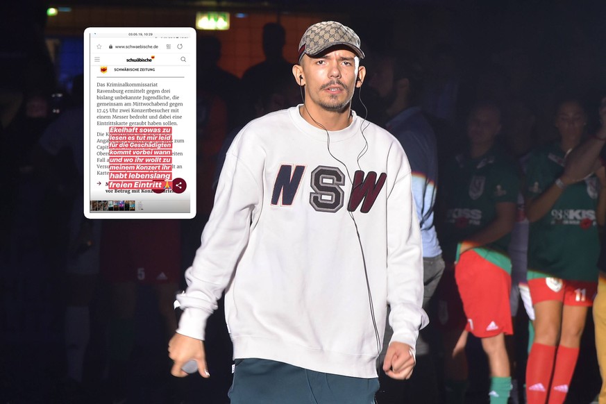 Fans ausgeraubt – so gönnerhaft reagiert Capital Bra