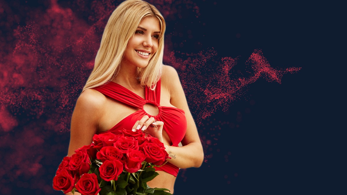 Gerda, die Frau mit den Rosen.