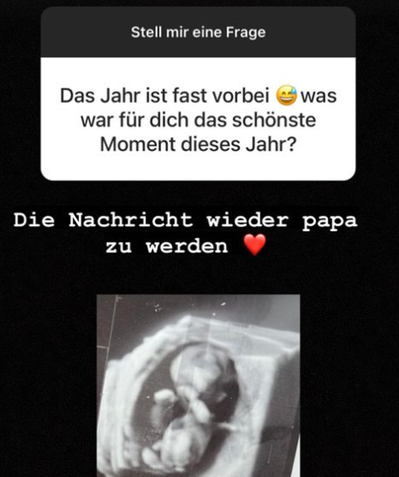 Pietro Lombardi freut sich auf sein zweites Kind.