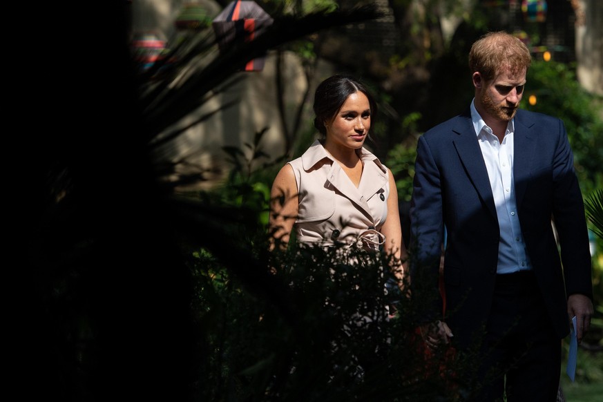 Harry and Meghan relationship with the media. File photo dated 02/10/19 of the Duke and Duchess of Sussex attending a creative industries and business reception at the British High Commissioner's resi ...
