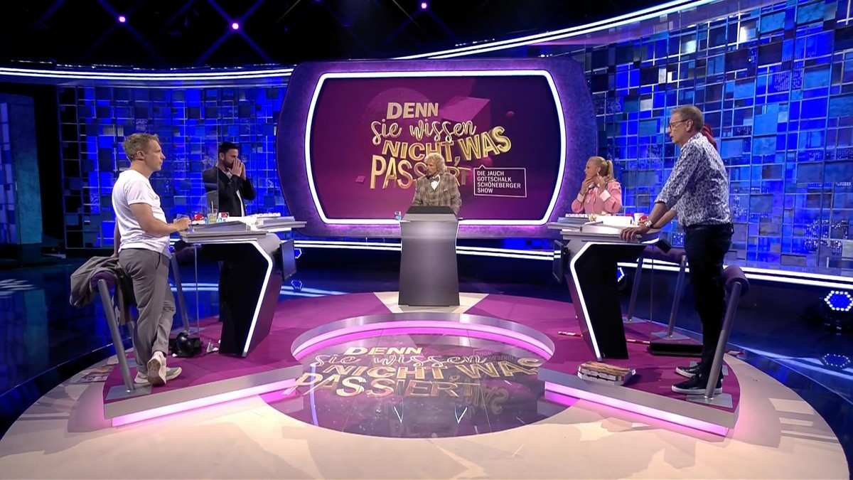Die beiden Teams: Pocher und der Wendler traten gegen Schöneberger und Jauch an. Besonders der Komiker teilte wieder aus.