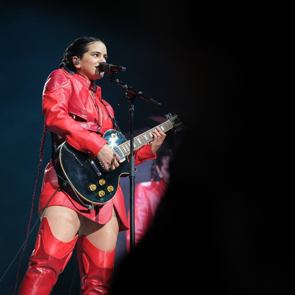 July 19, 2022, Madrid, Spain: The singer Rosalia Vila Tobella, commonly known as Rosalia performs as part of her Motomami Tour at the Wizkink Center, in Madrid. The world tour Motomami Tour , with whi ...