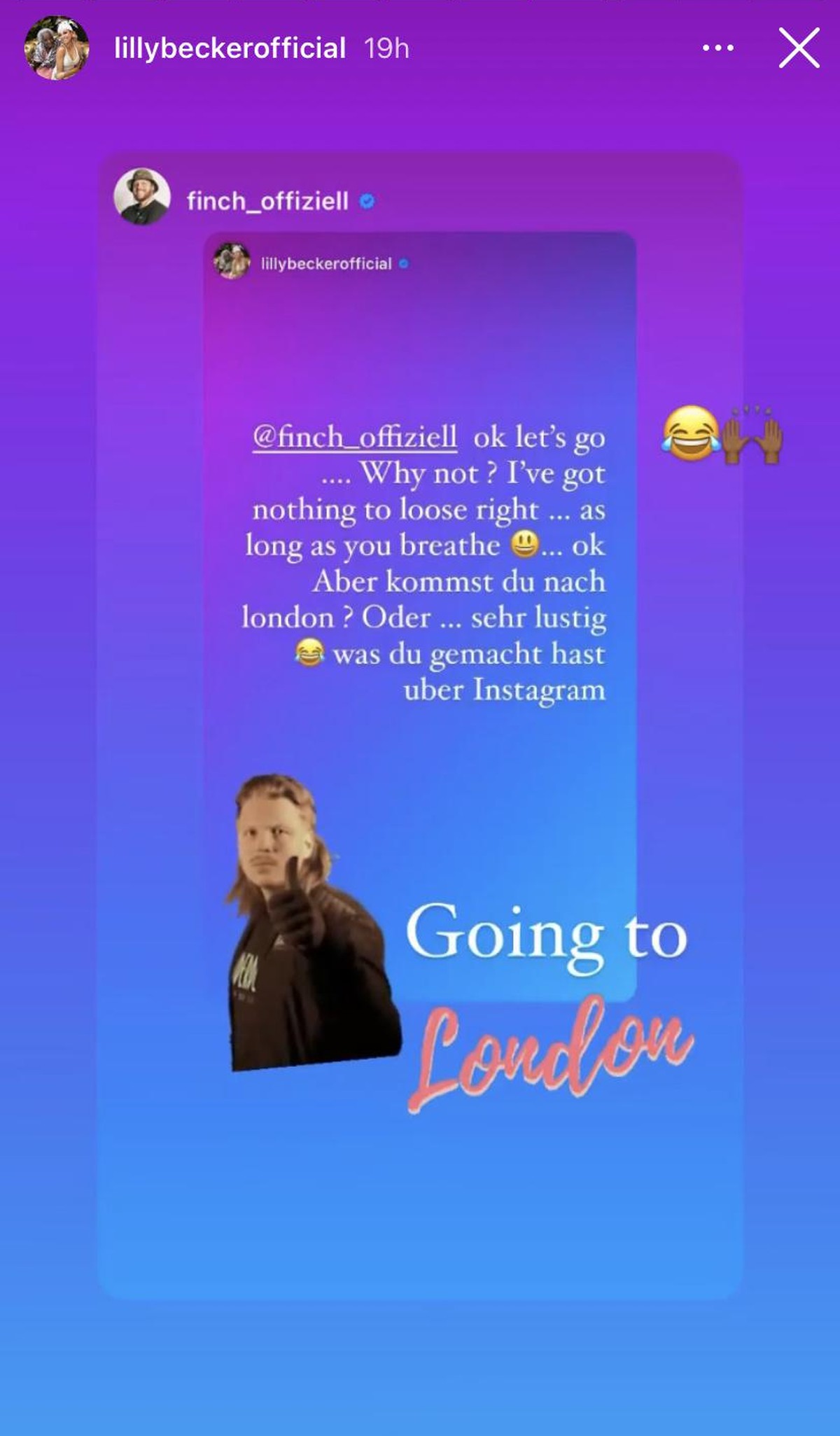 Lillys Antwort fällt eindeutig aus.