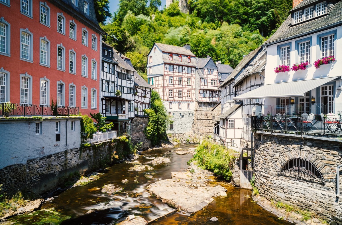 City of Monschau near Aachen, Germany