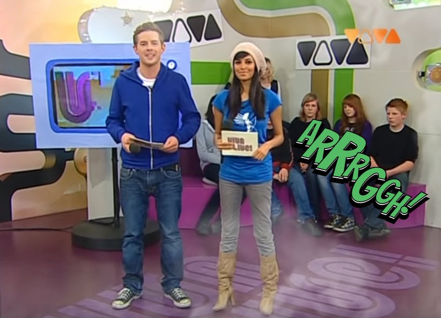 Ein Bild aus besseren Tagen. Klaas und Collien moderieren "15 Jahre VIVA" 