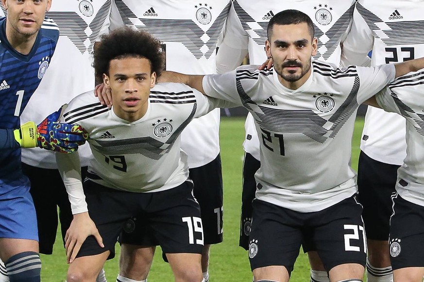 Leroy Sané (l.) und Ilkay Gündogan.