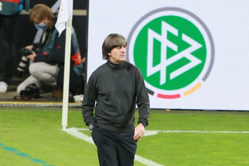 Deutsche Herren Fußball Nationalmannschaft in Köln, Länderspiel, Deutschland vs. Türkei, Testspiel im Kölner RheinEnergiestadion, Joachim Löw, Bild: 07.10.2020 *** Sport German Mens National Football  ...