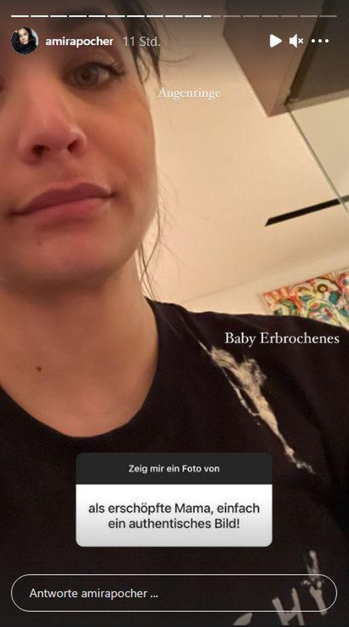 Amira Pocher gibt ihren Followern einen ehrlich Einblick in ihren Alltag als Mutter.