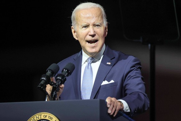 September 1, 2022, Philadelphia, Pennsylvania, USA: United States President Joe Biden delivers a primetime speech on the Continued Battle for the Soul of the Nation at the Independence National Histor ...