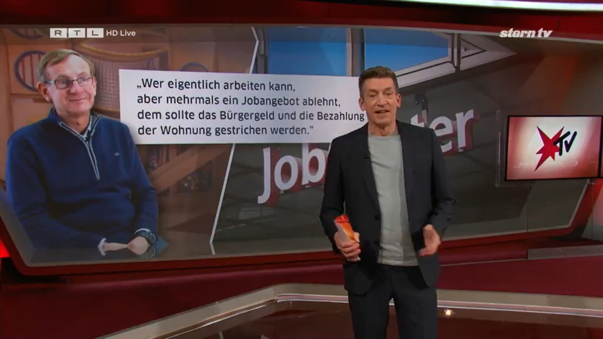 Bei "Stern TV" mit Steffen Hallaschka ging es am Mittwoch ums Bürgergeld, Tablettensucht und Fischstäbchen.