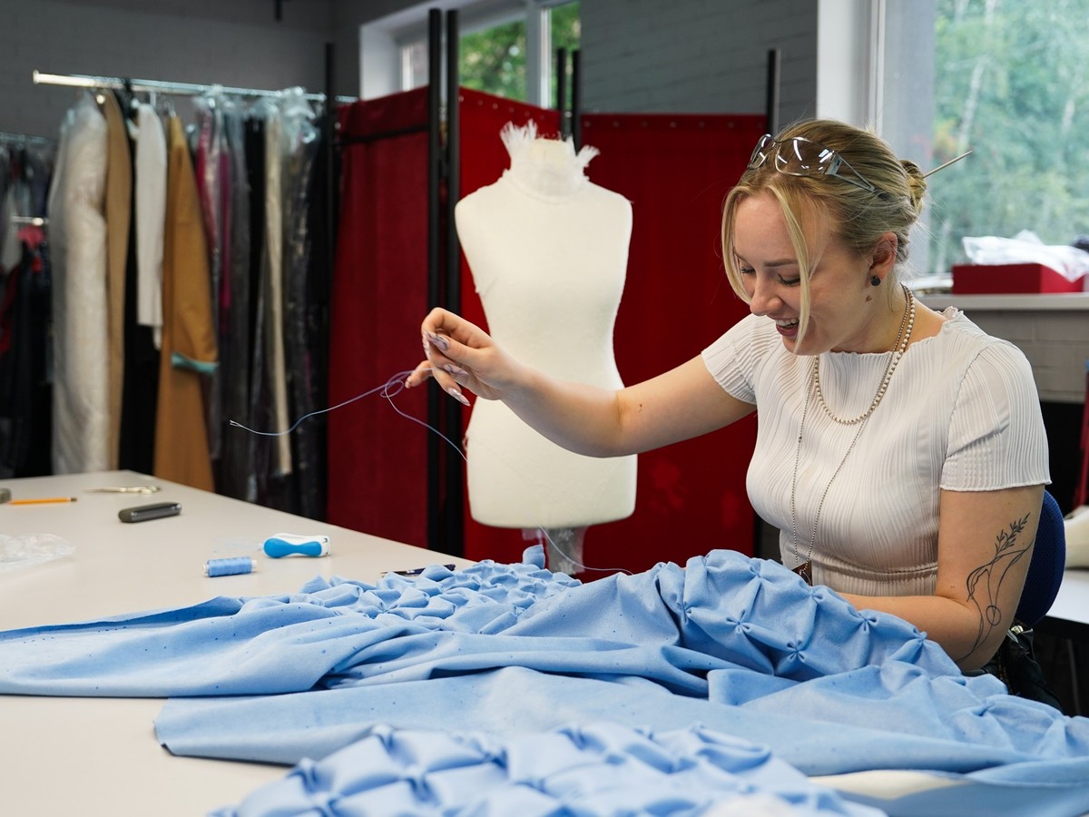 Verlor ihren Freund im Krieg: die ukrainische Modedesignerin Alina Hnidenko.
