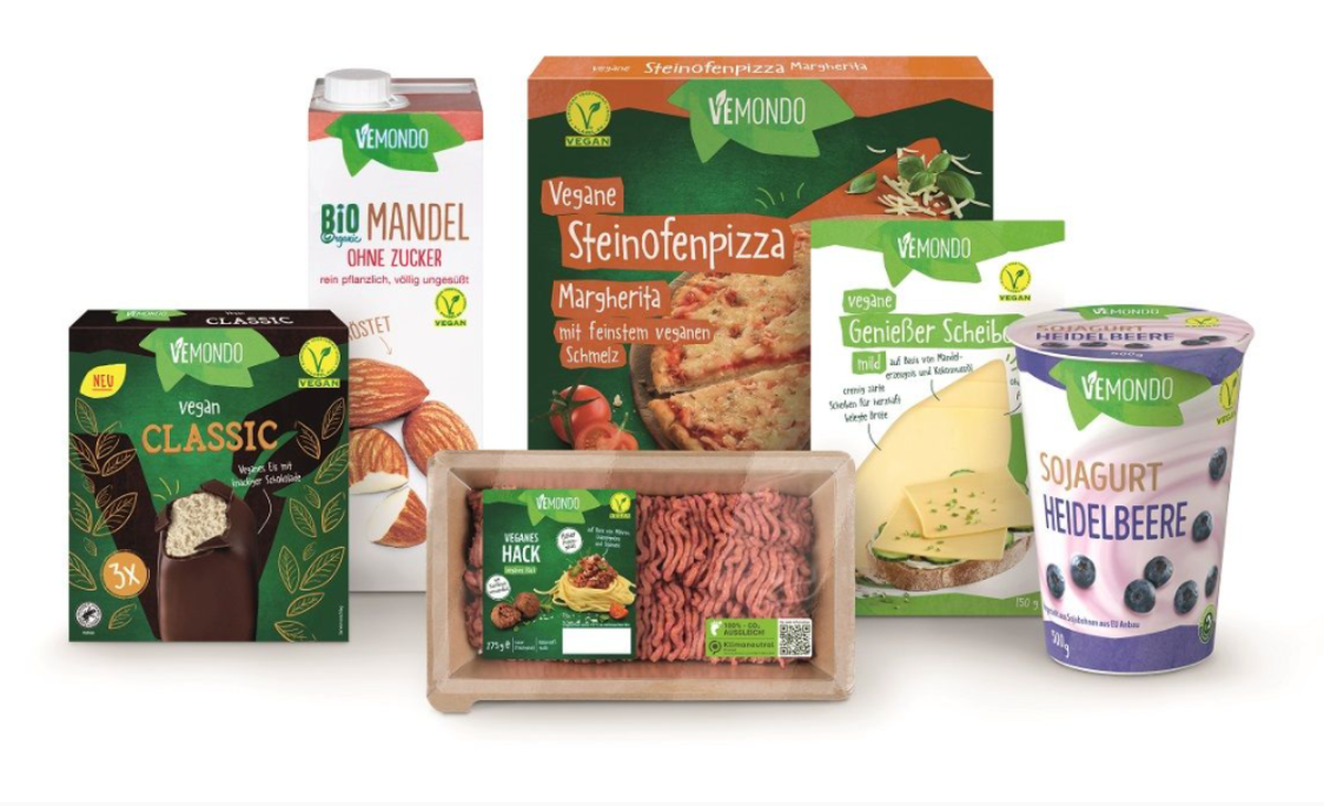 Lidl baut sein veganes Sortiment aus.