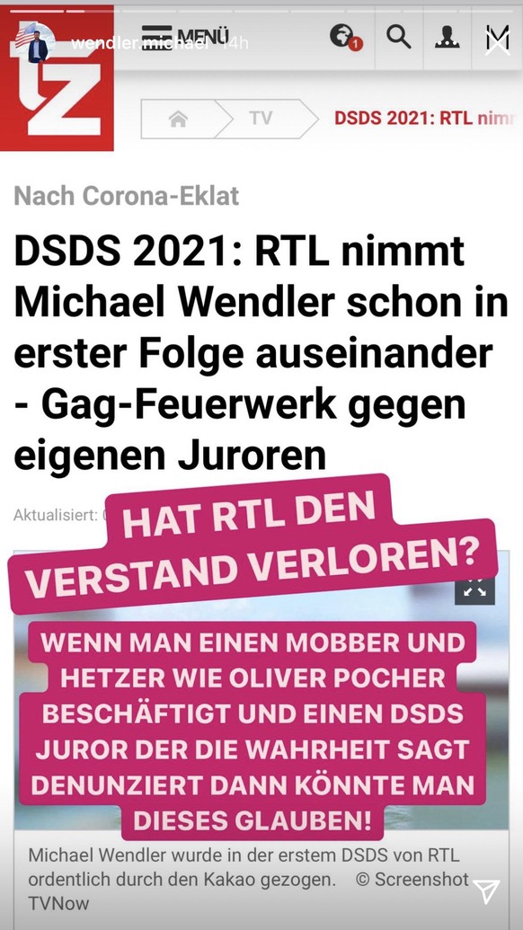 Michael Wendler findet den Umgang von RTL mit seiner Person nicht lustig.