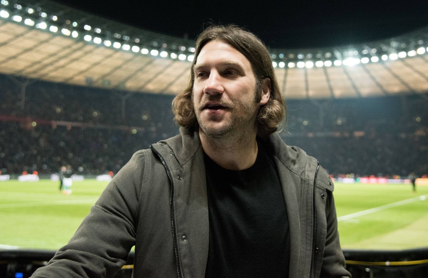 27.03.2018, xfux, Fussball Test Laenderspiel, Deutschland - Brasilien, emspor, emonline, deloka, v.l. Torsten Frings Berlin *** 27 03 2018 xfux Football Test Laenderspiel Germany Brazil emspor emonlin ...