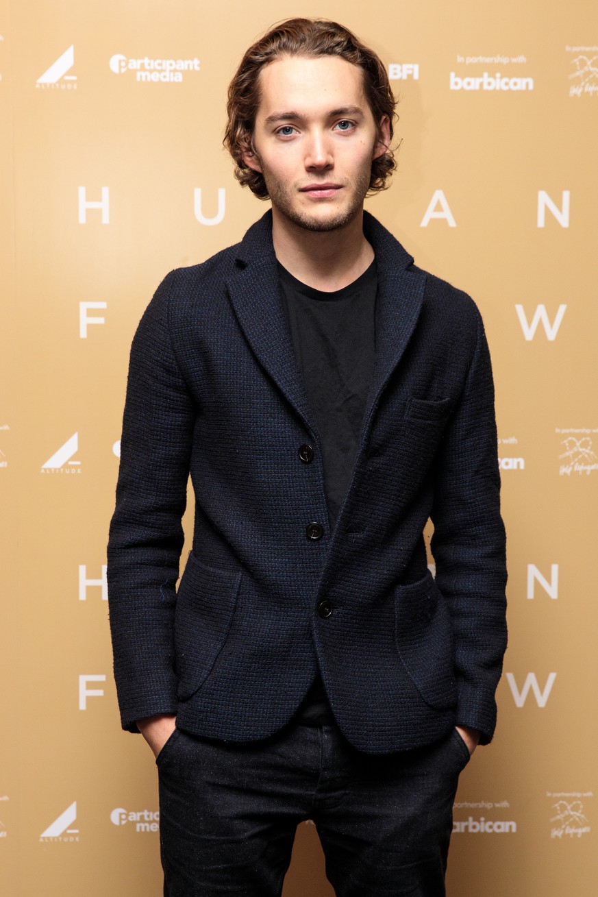 LONDON, ENGLAND - DECEMBER 04: British actor Toby Regbo poses as he arrives for the Human Flow premiere at Milton Court Concert Hall on December 4, 2017 in London, England. (Photo by Jack Taylor/Getty ...