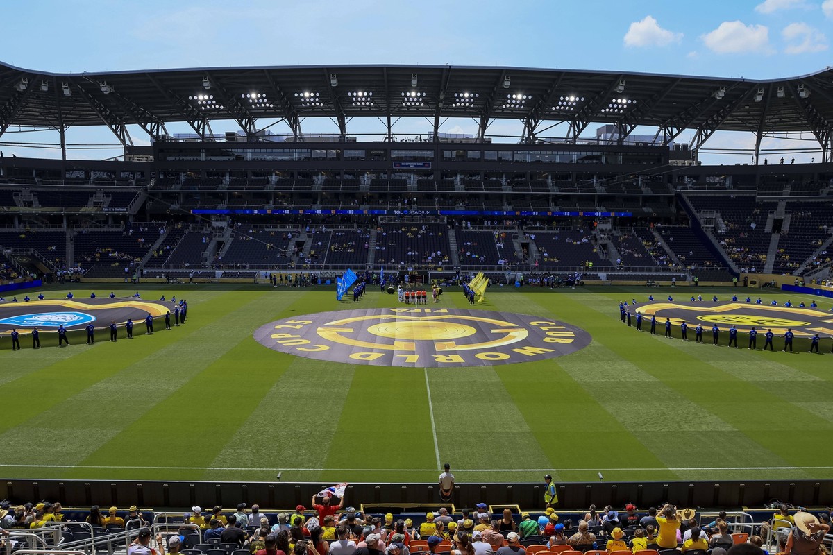 Soccer: FIFA Club World Cup 2025-Group Stage-Ulsan HD at Borussia Dortmund Jun 25, 2025 Cincinnati, Ohio, USA General view of the stadium during a group stage match of the 2025 FIFA Club World Cup at  ...