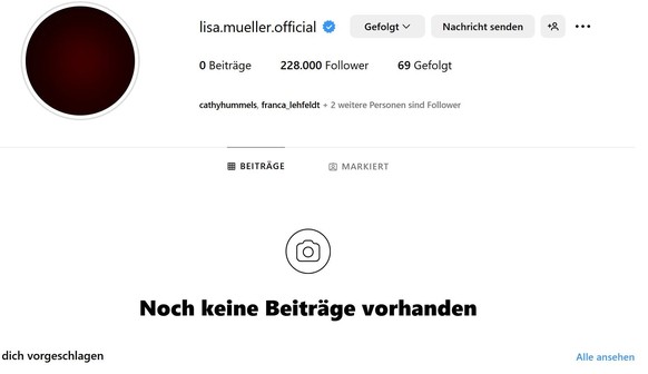 Lisa Müllers Instagram.