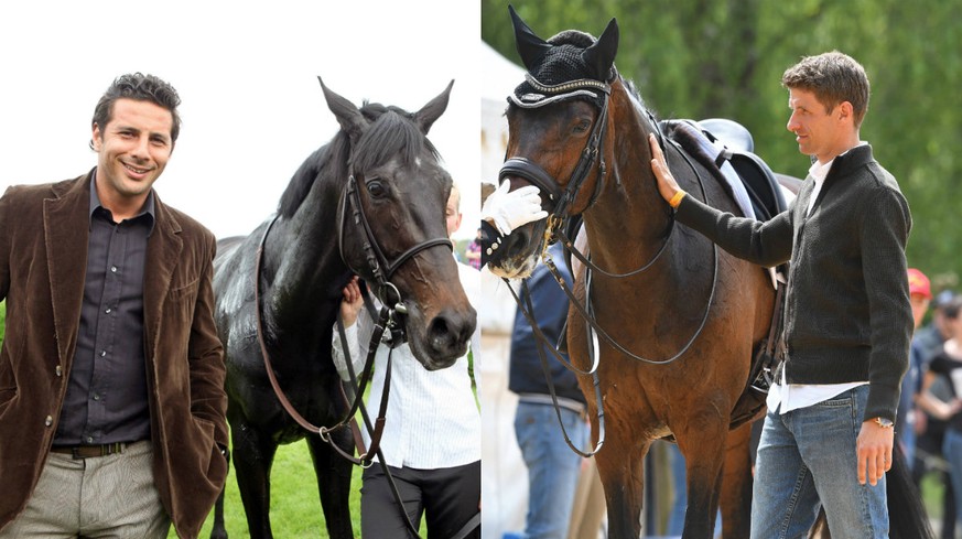 Zwei Pferdenarren: Pizarro (links) und Müller. Leider haben wir kein aktuelles, gemeinsames Bild der beiden finden können.
