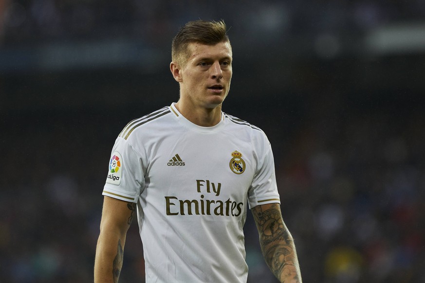 January 18, 2020, Madrid, Spain: Toni Kroos of Real Madrid seen during the La Liga match between Real Madrid and Sevilla FC at Santiago Bernabeu Stadium in Madrid. Real Madrid Vs Sevilla FC in Madrid, ...