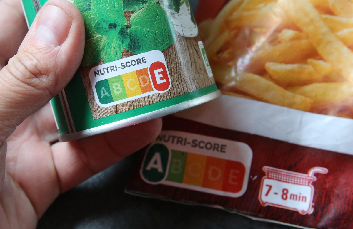 ©PHOTOPQR/L'ALSACE/Jean-François FREY ; ; 15/10/2019 ; Le logo Nutri-Score sur un aliment.