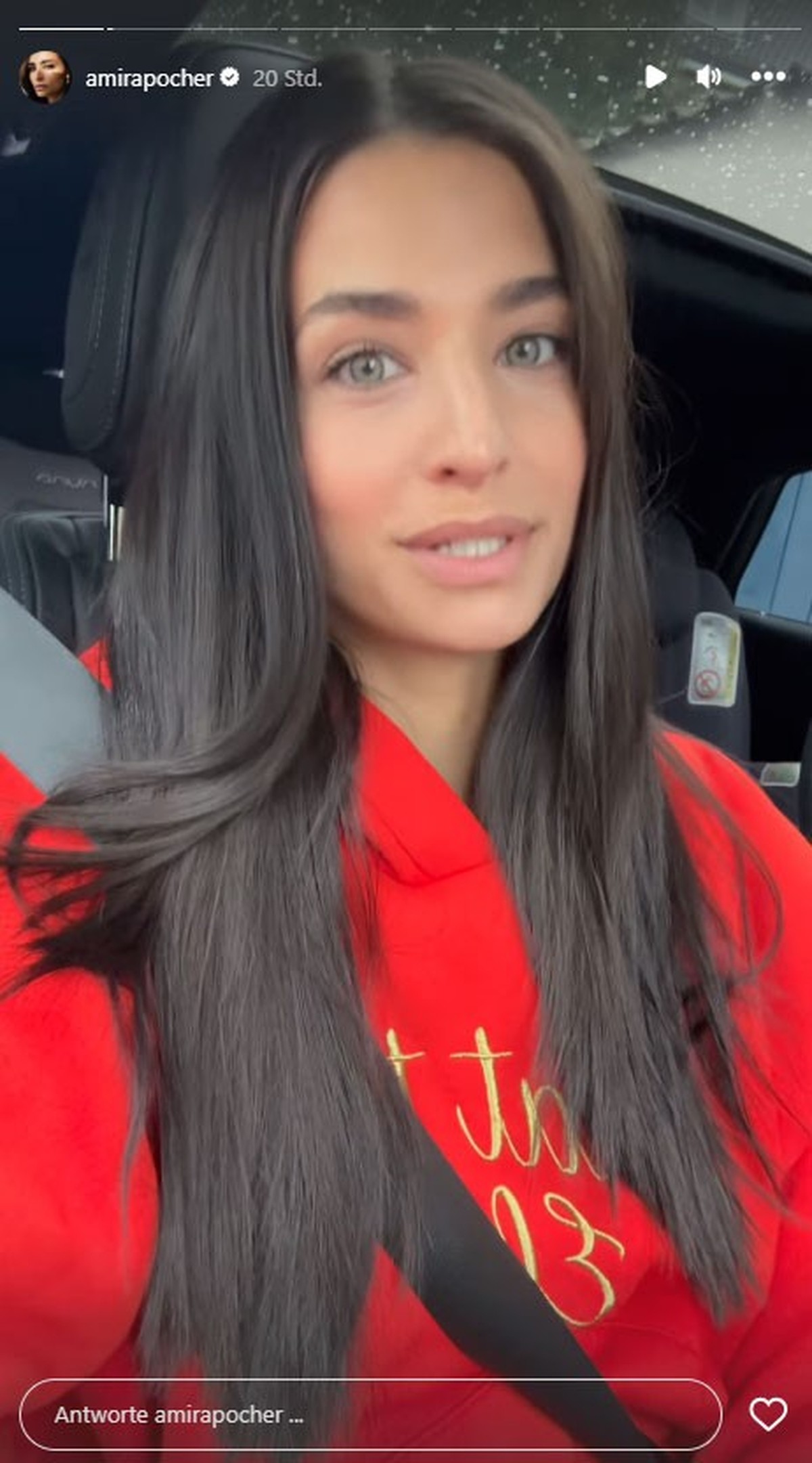 Amira Pocher teilt ein Update zu Weihnachten.