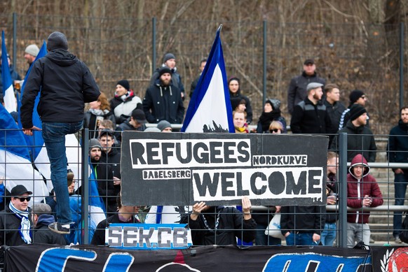 SV Babelsberg 03 ist auch für seine linken Fans bekannt.