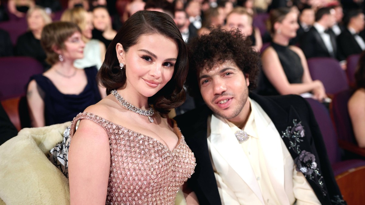 Selena Gomez and Benny Blanco at the 97th Oscars
