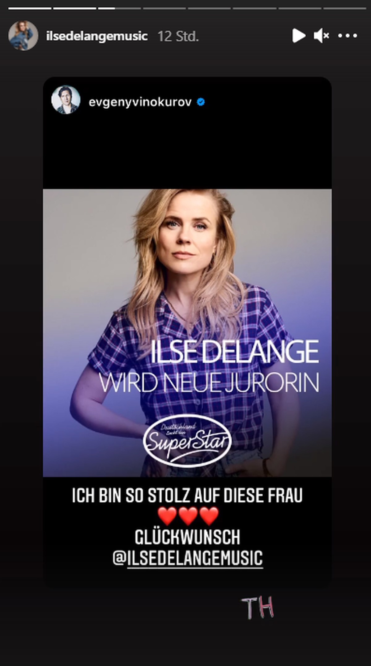 Iilse DeLange erhält Glückwünsche in sozialen Netzwerken.