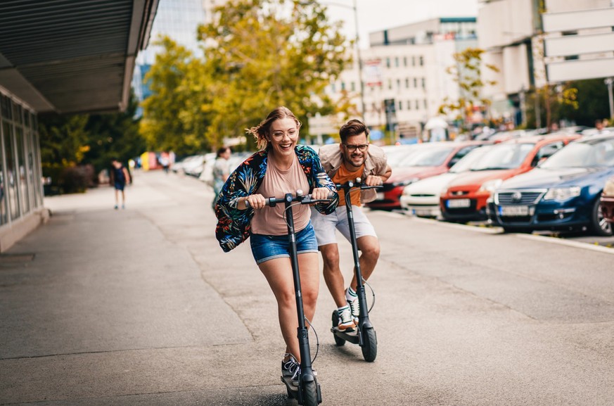 E-Scooter sind lustig, werden aber selten wirklich genutzt.