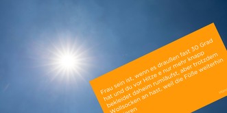 9 Jodel, die so nach Schweiß triefen, dass jedem klar ist: ES! IST! HEISS! 🔥