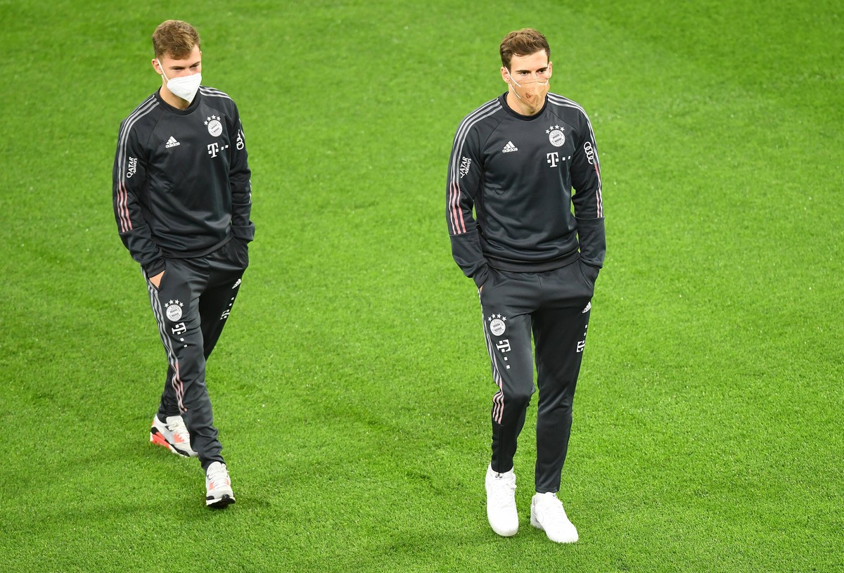 Bayerns Bestbesetzung: Wenn Kimmich (l.) und Goretzka gemeinsam spielen, gewinnt der Rekordmeister immer.